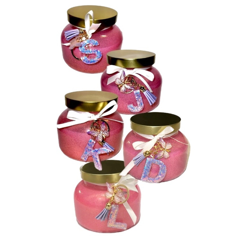 ‘Strawberry Daiquiri’ Candle w/ Charm- (1)